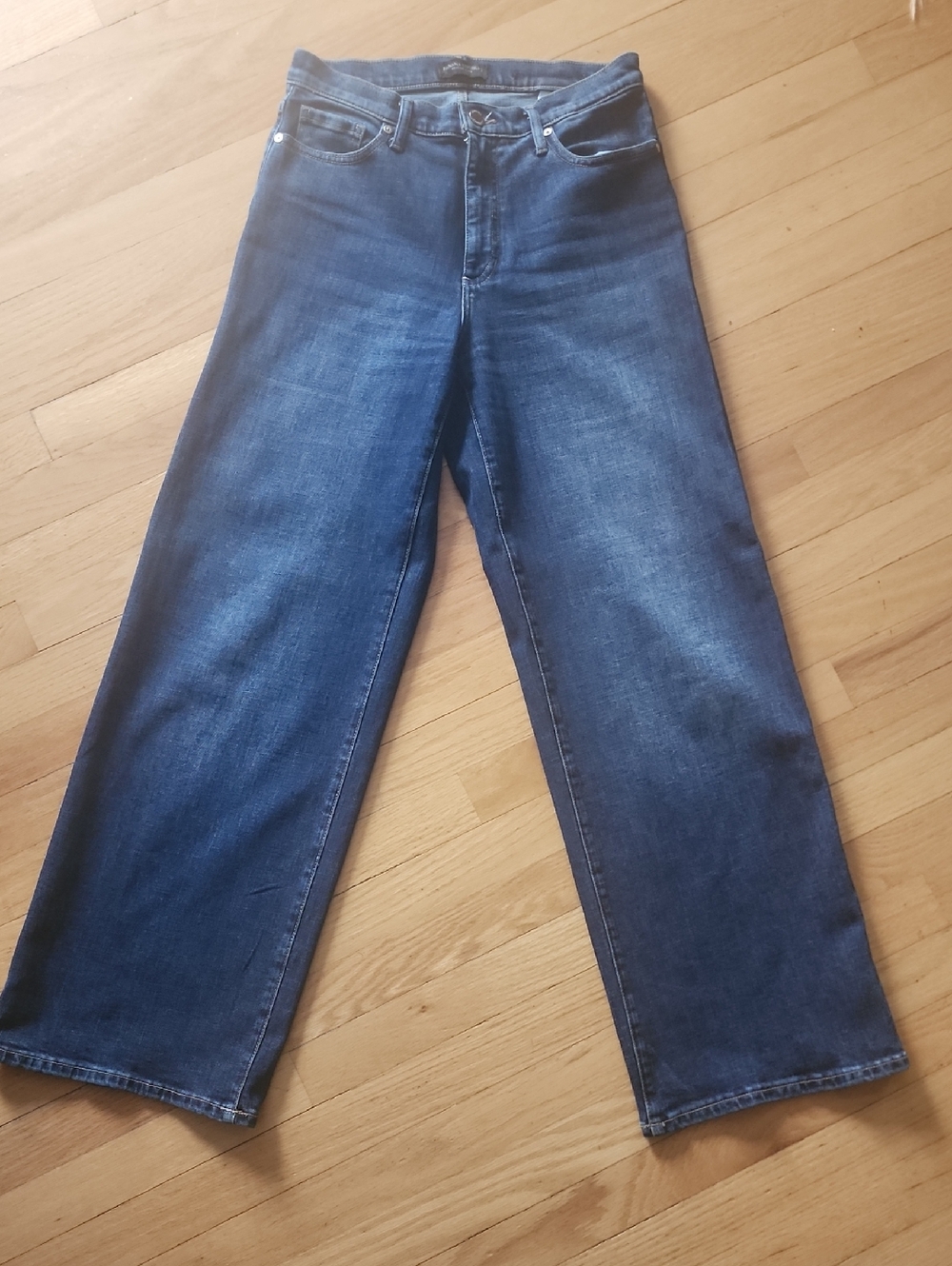 Banana Republic Premium High Waist Wide Leg Jeans